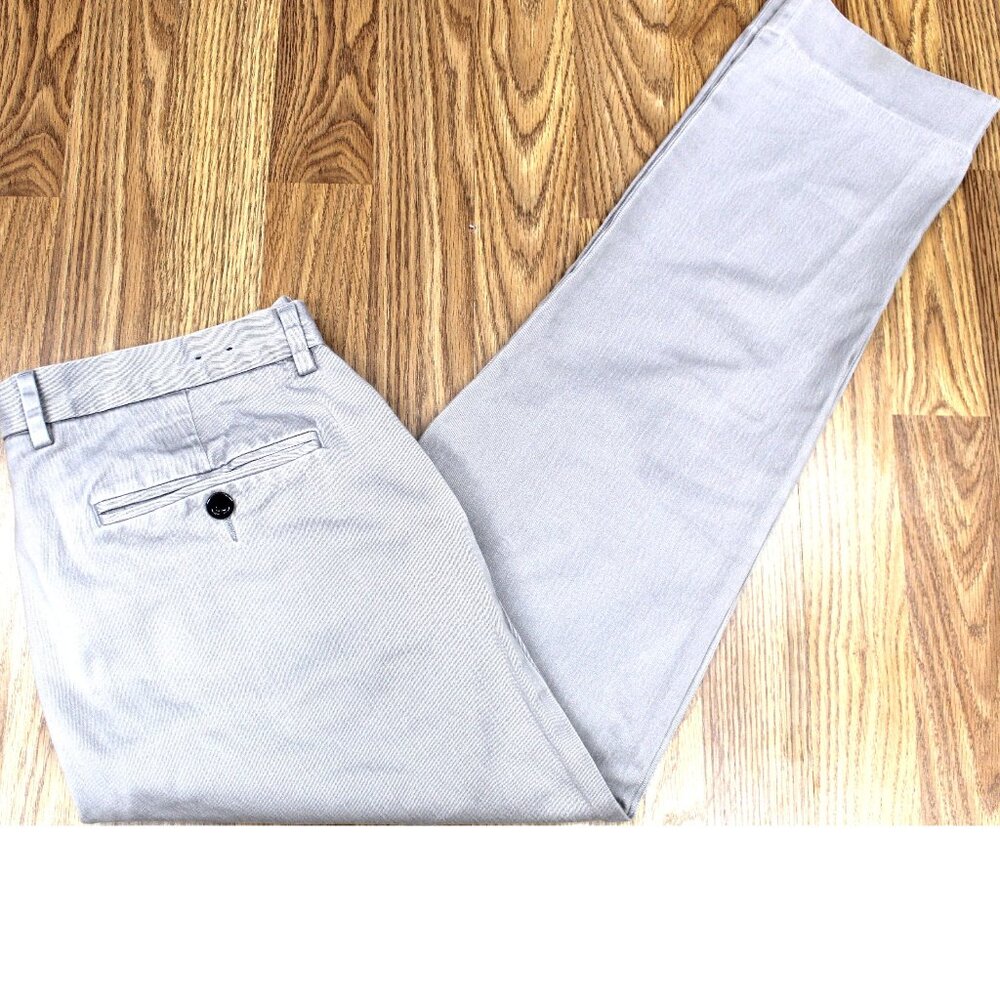 J.CREW SLIM FIT BOWERY PANTS COTTON/SPANDEX GRAY Sz 31W x 28L